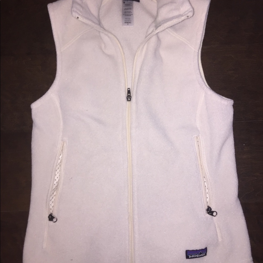 White/Cream Patagonia Vest